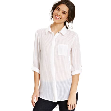 juniors white button up shirt